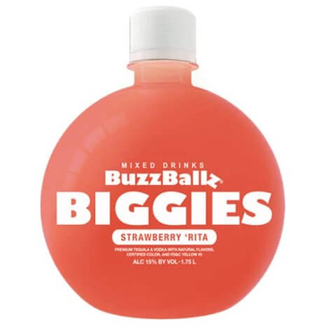 BuzzBallz Biggies Strawberry Rita 1.75 Liter - Main Street Liquor