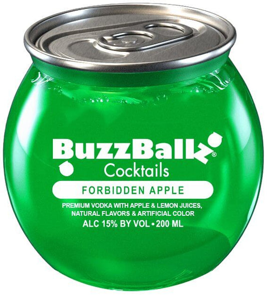 BuzzBallz Forbidden Apple 187mL 24 Pack Case - Main Street Liquor