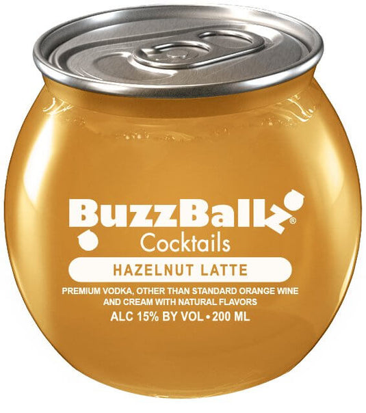 BuzzBallz Hazelnut Latte 187mL 24 Pack Case - Main Street Liquor