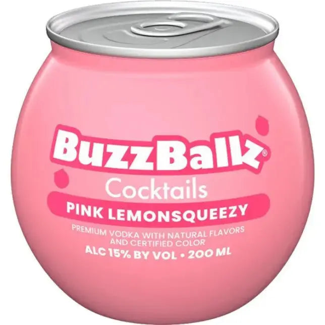 BuzzBallz Pink LemonSqueezy Cocktails - Main Street Liquor