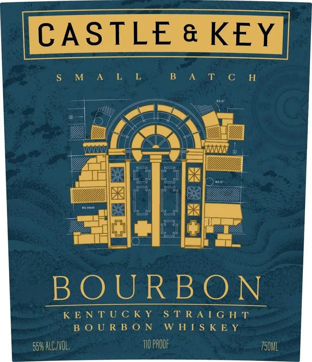 Castle &amp; Key Small Batch Kentucky Straight Bourbon Whiskey - Main Street Liquor