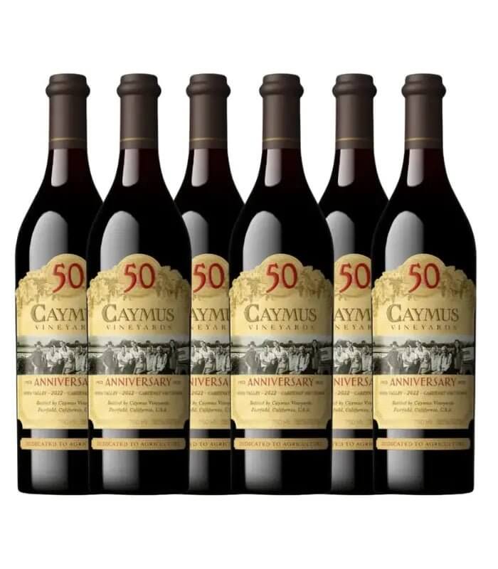 Load image into Gallery viewer, Caymus 50th Anniversary Napa Valley Cabernet Sauvignon 2022 6 Pack - Main Street Liquor
