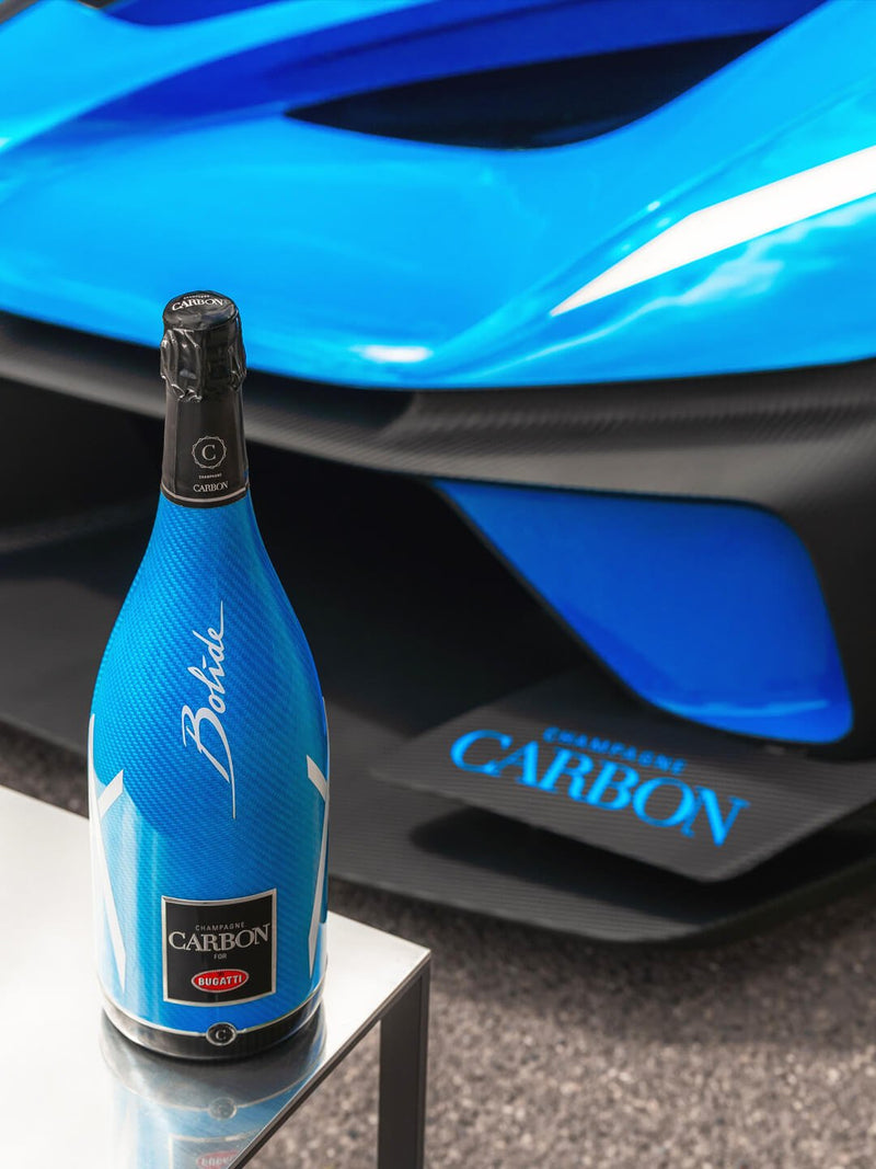 Load image into Gallery viewer, Champagne CARBON Bugatti Bolide ƎB.03 | Vintage 2017 - Main Street Liquor
