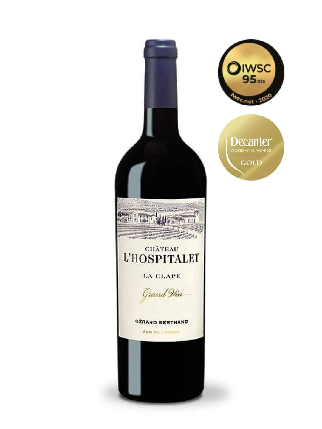 Château L'Hospitalet Grand Vin red wine - Main Street Liquor
