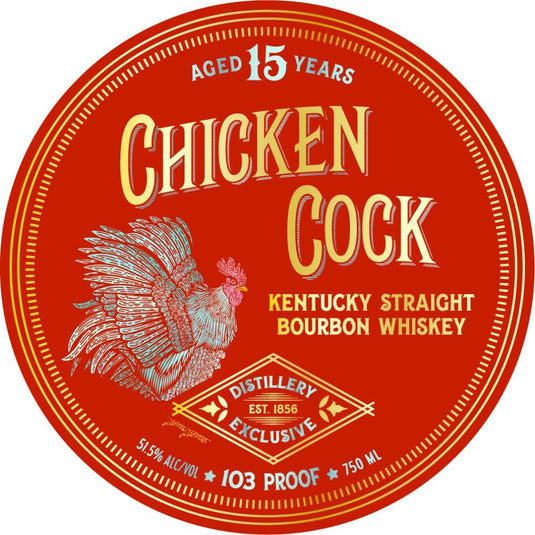 Chicken Cock Distillery Exclusive 15 Year Old Straight Bourbon - Main Street Liquor