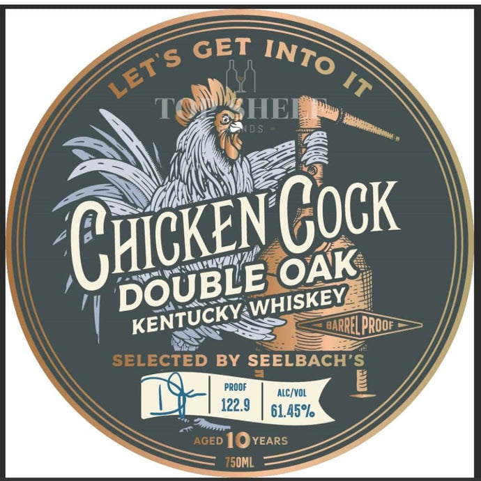 Chicken Cock Double Oak Whiskey Selected by Seelbach’s - Main Street Liquor