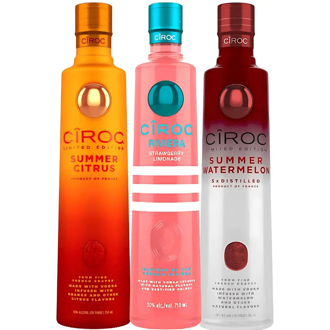 Ciroc Summer Bundle: Summer Citrus, Watermelon & Riviera Strawberry - Main Street Liquor