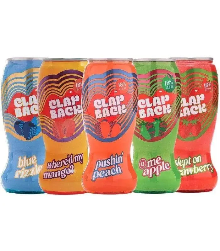 ClapBack Wine Variety Pack (5 x 375mL) - Main Street Liquor