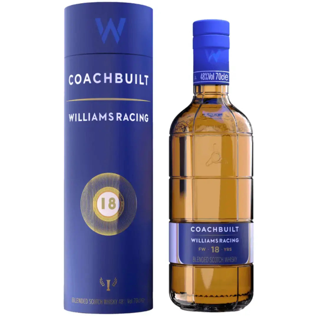 Coachbuilt 18 Year Old FW18 Williams Racing Edition Blended Scotch Whisky 700mL - Main Street Liquor