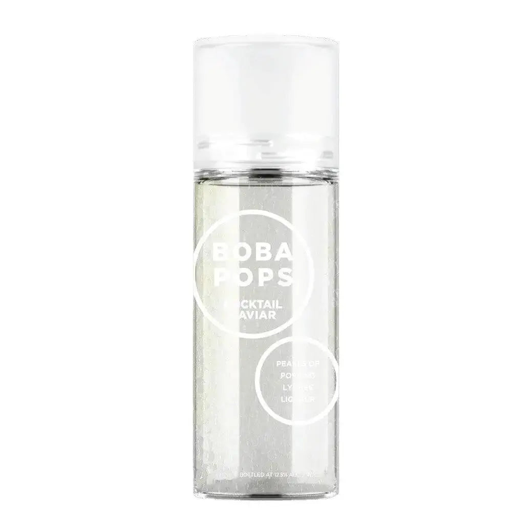 Cocktail Caviar Boba Pops Popping Lychee Liqueur Pearls 375ml - Main Street Liquor