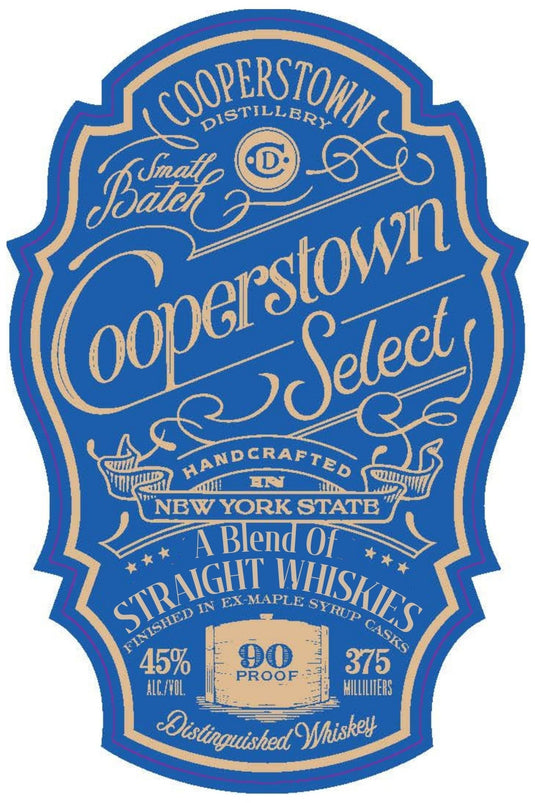 Cooperstown Select Small Batch Straight Whiskey 375ml - Main Street Liquor