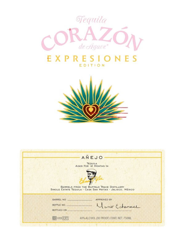 Load image into Gallery viewer, Corazón de Agave Expresiones Añejo Tequila Aged in Elmer T. Lee Barrels - Main Street Liquor
