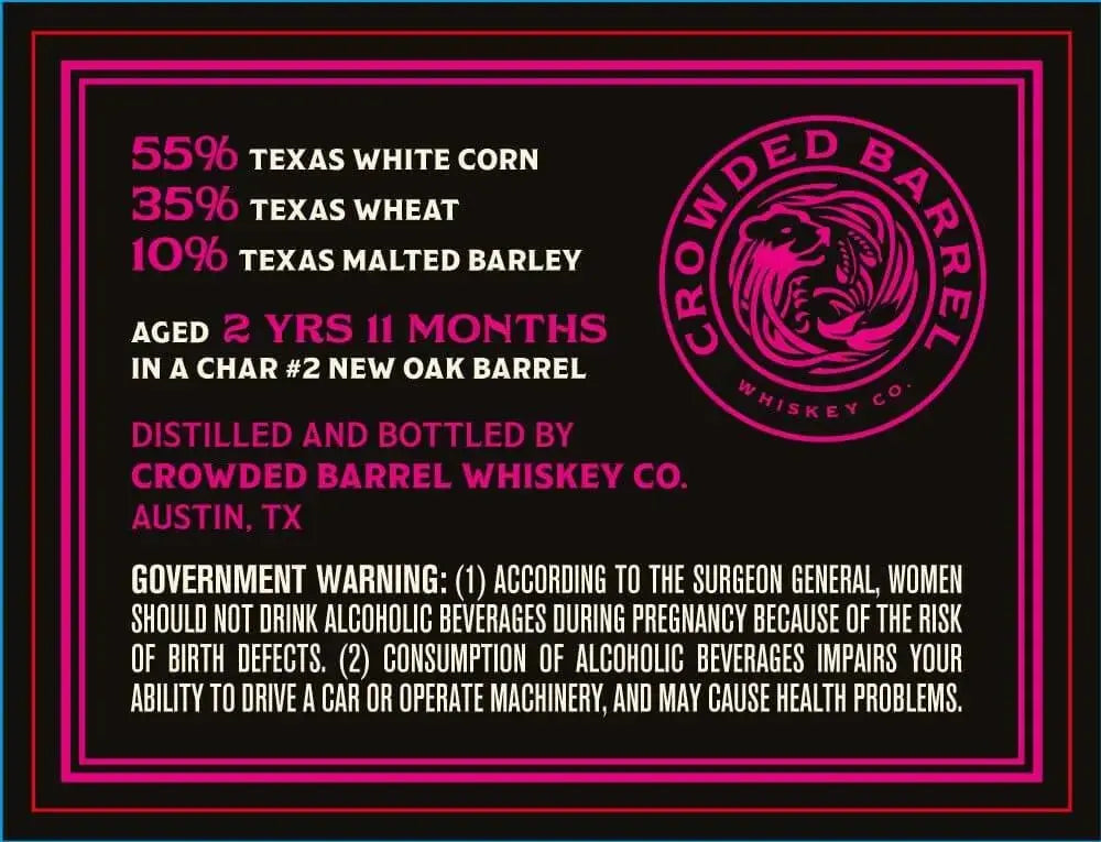 Crowded Barrel "The Bomb" Texas Bourbon Whiskey - Main Street Liquor
