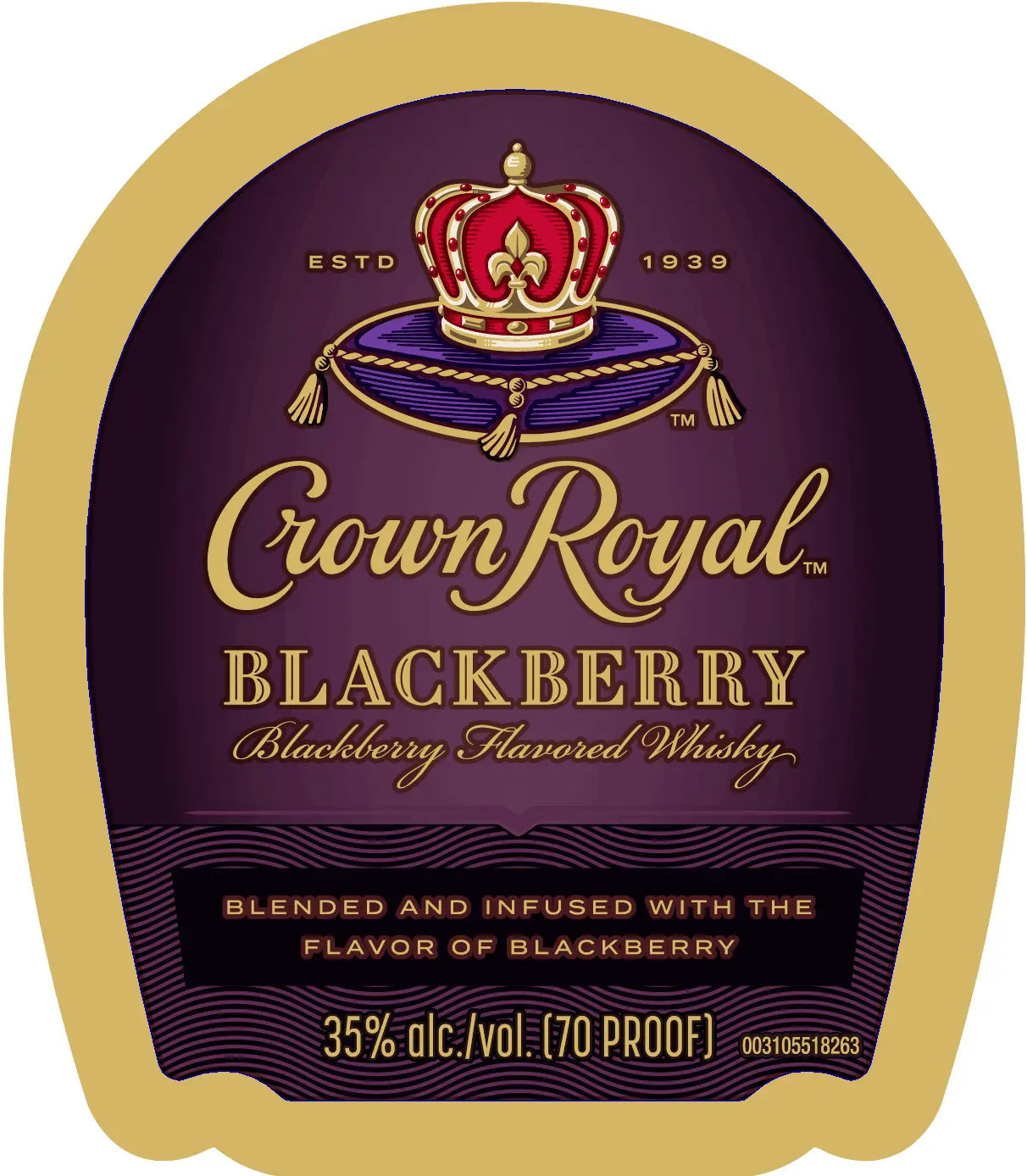 Crown Royal Blackberry Flavored Whisky 50ml 6 Pack - Main Street Liquor