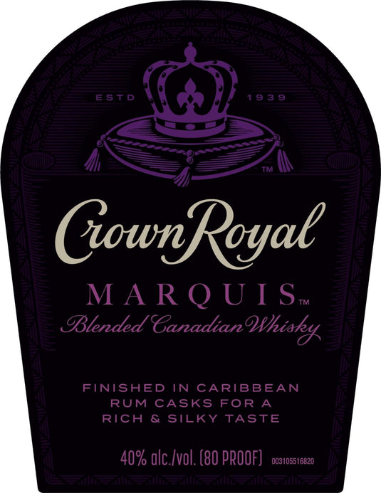 Crown Royal Marquis Blended Canadian Whisky Finished in Caribbean Rum Casks - Main Street Liquor