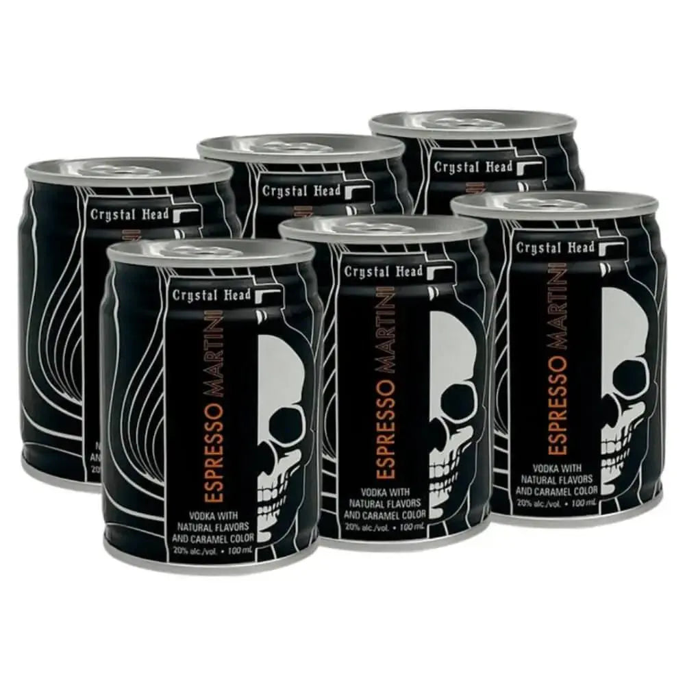 Crystal Head Espresso Martini Canned Cocktail 6 - Pack - Main Street Liquor