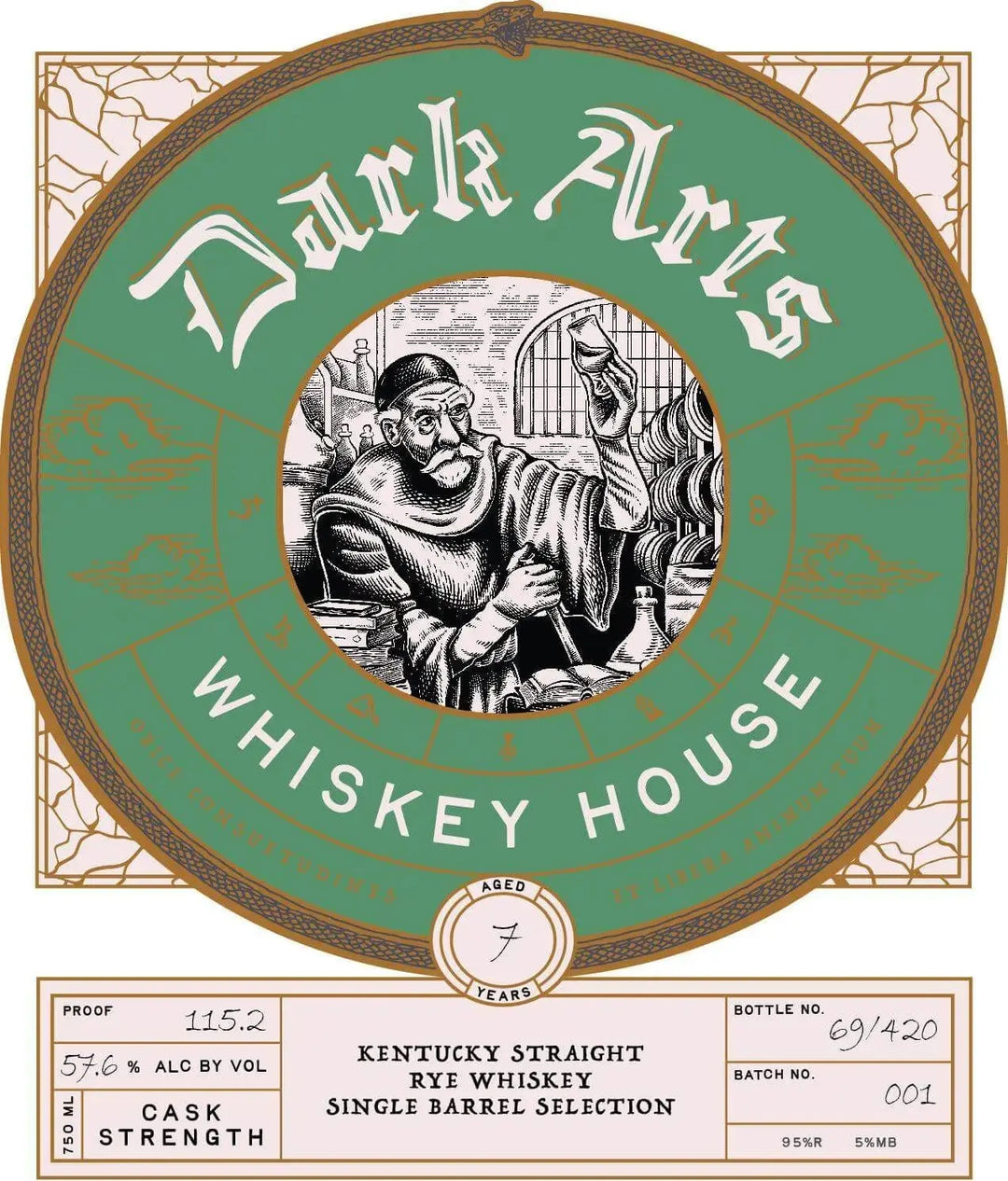 Dark Arts 7 Year Kentucky Straight Rye Whiskey Single Barrel Selection - Main Street Liquor