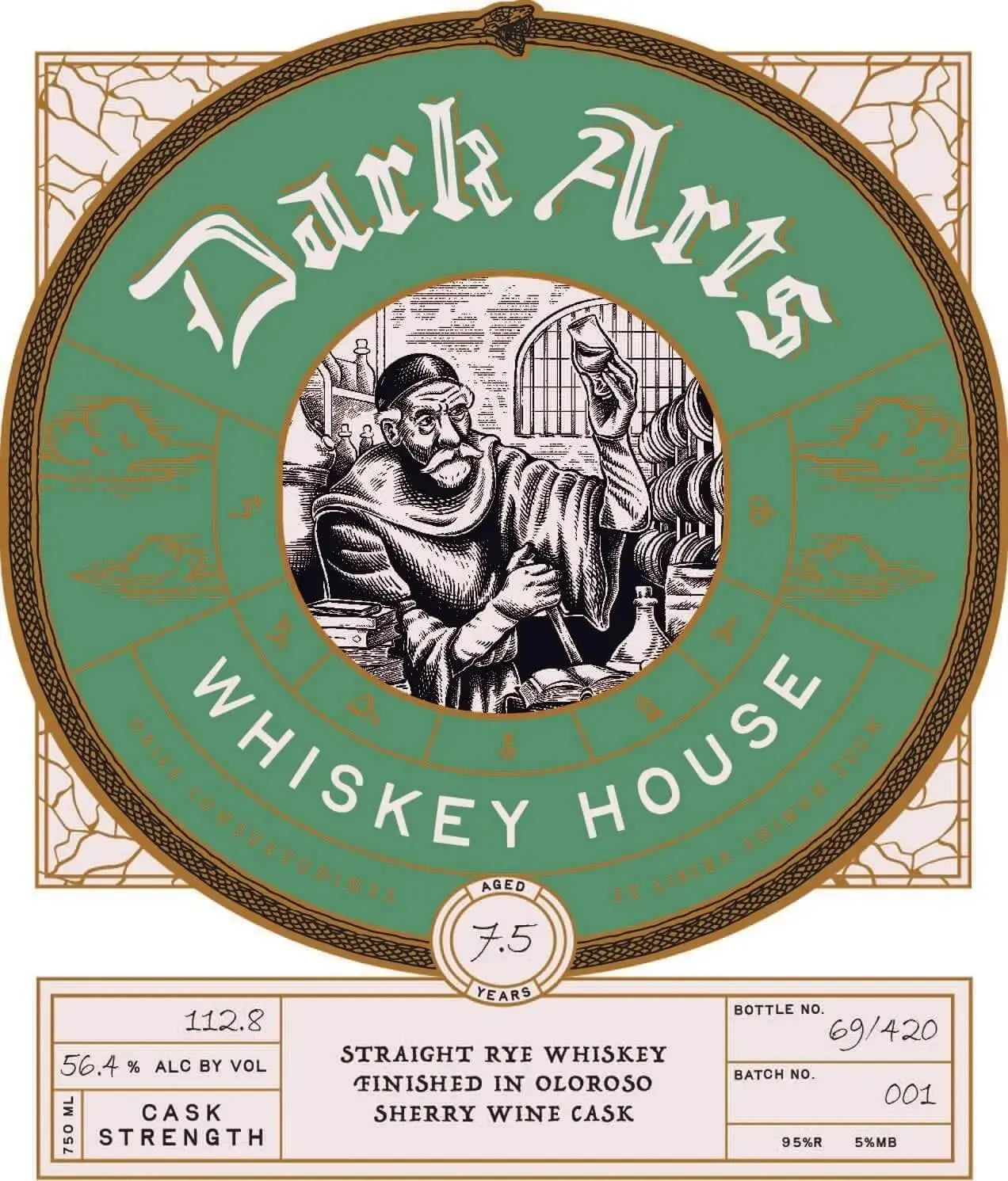 Dark Arts 7.5 Year Straight Rye Whiskey Cask Strength - Main Street Liquor