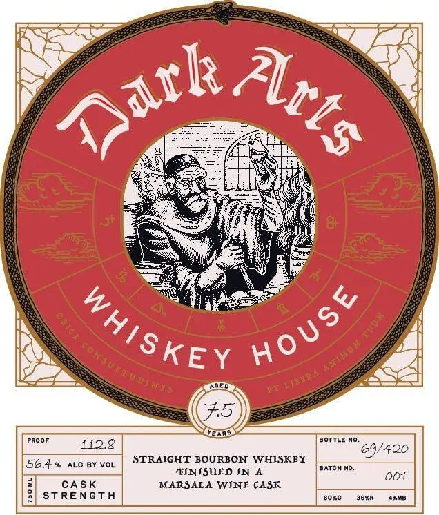 Dark Arts Whiskey House 7.5 Year Cask Strength Bourbon Marsala Wine Cask Finish - Main Street Liquor