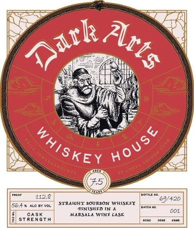 Dark Arts Whiskey House 7.5 Year Cask Strength Bourbon Marsala Wine Cask Finish - Main Street Liquor