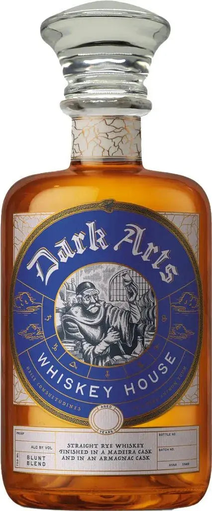 Dark Arts Whiskey House 8 Year Blunt Blend Rye Finished in Madeira &amp; Armagnac Casks - Main Street Liquor