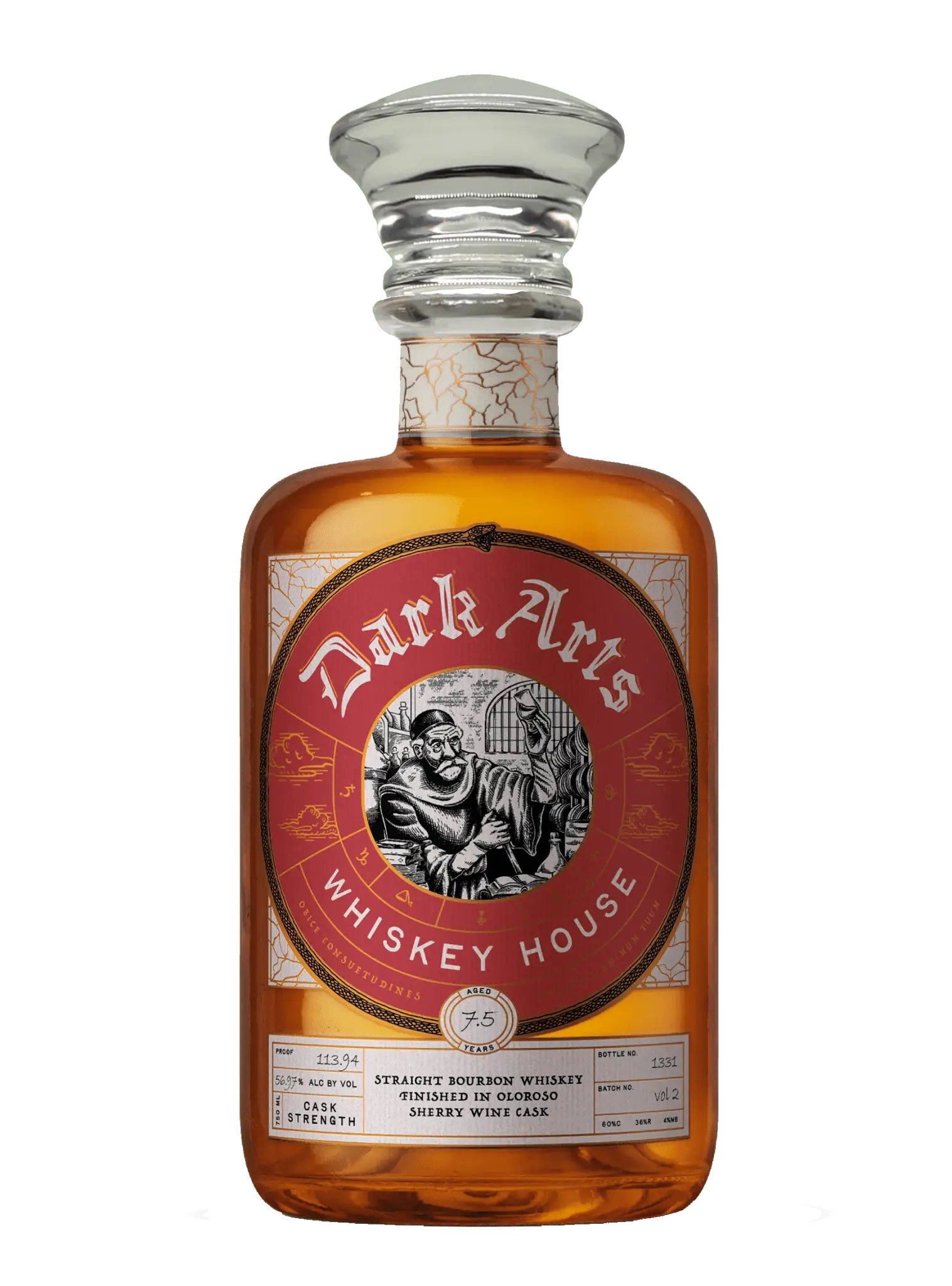 Dark Arts Whiskey House Sherry Garcia Vol. 2 Straight Bourbon 7.5 Year Cask Strength 750mL - Main Street Liquor