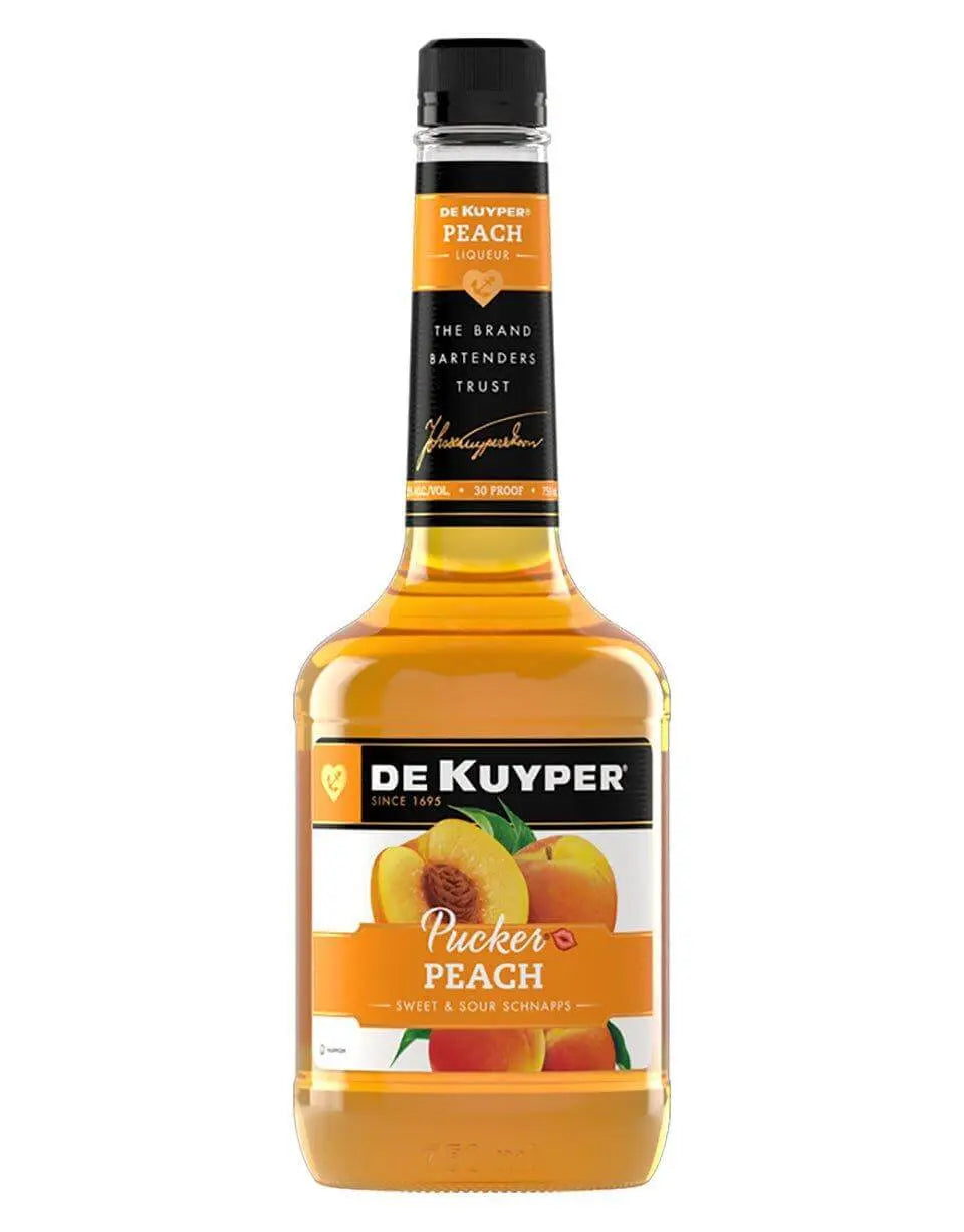 DeKuyper Pucker Peach Schnapps Liqueur - Main Street Liquor