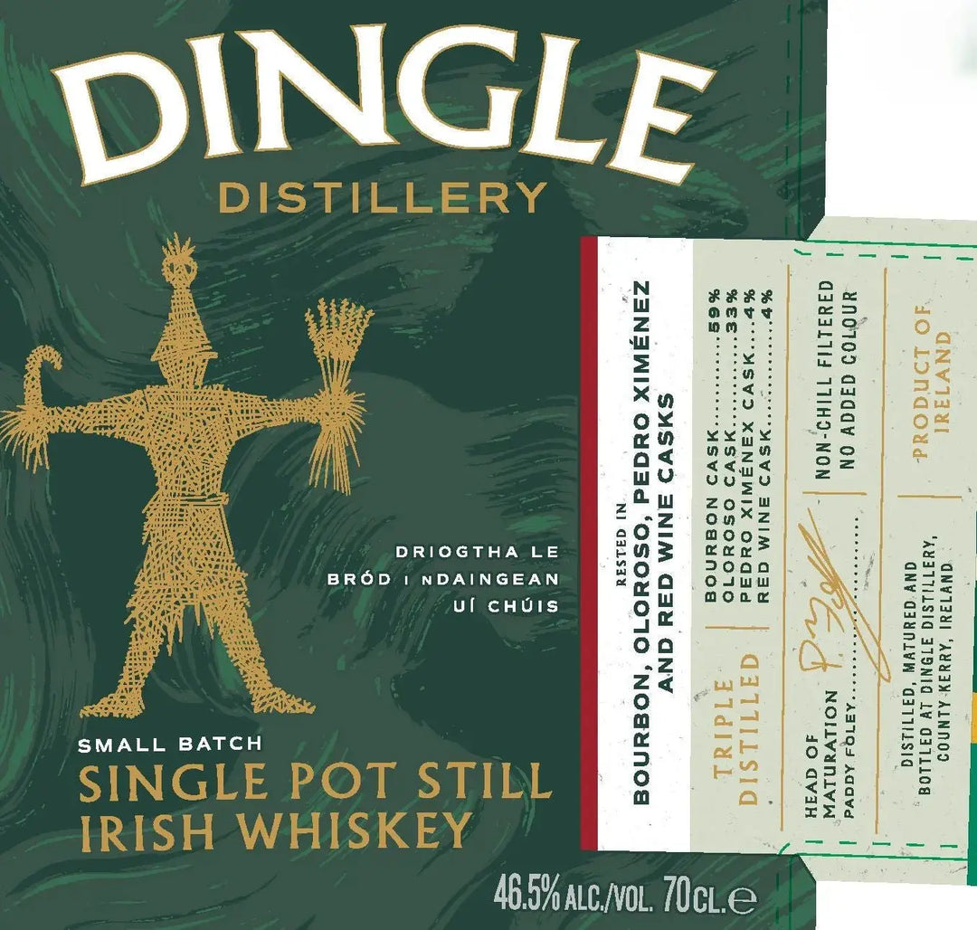 Dingle Single Pot Still Irish Whiskey Small Batch 700mL - Main Street Liquor