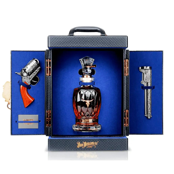 Doc Holliday 10 - Year Bourbon Revolver Set - Main Street Liquor