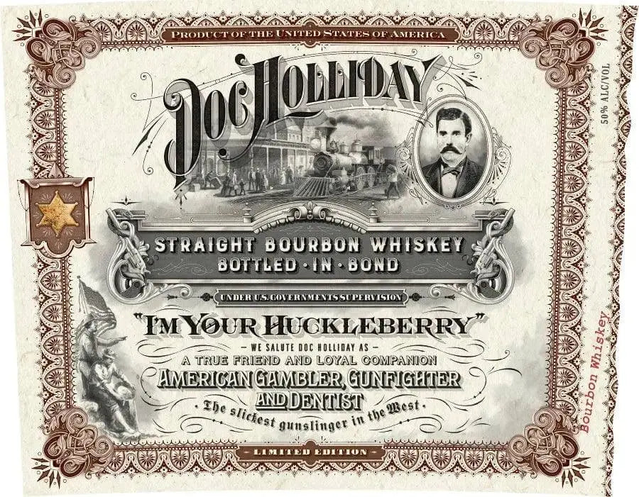 Doc Holliday Bottled in Bond Straight Bourbon Whiskey - Main Street Liquor