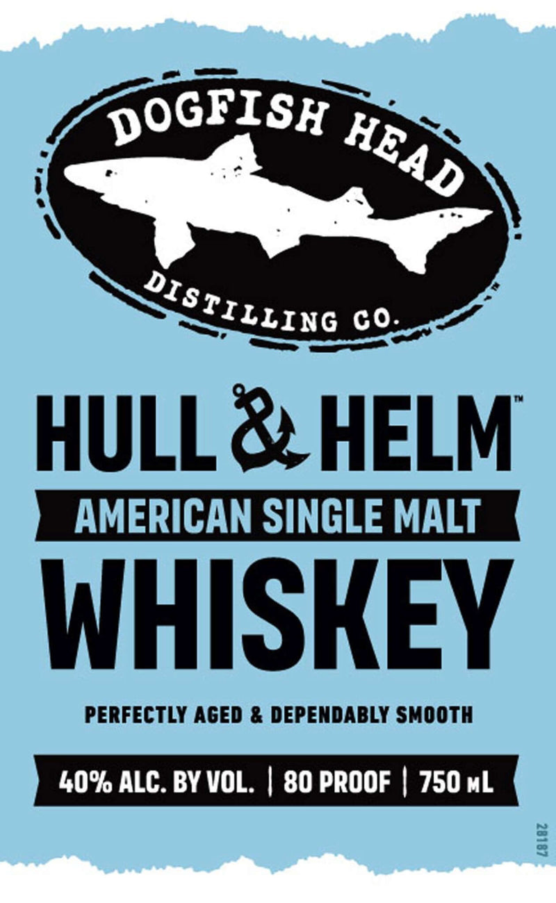 Load image into Gallery viewer, Dogfish Head Hull &amp; Helm American Single Malt Whiskey - Main Street Liquor
