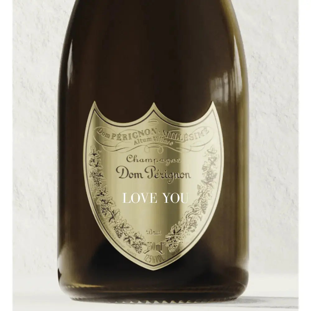 Dom Perignon Brut Champagne "LOVE YOU" Shield - Main Street Liquor