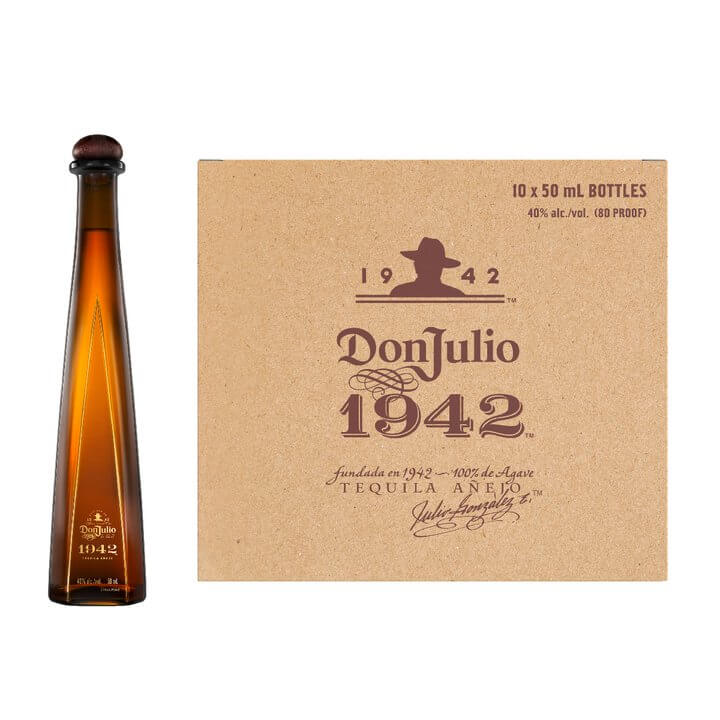 Load image into Gallery viewer, Don Julio 1942 Tequila 50ml (10 Pack) - Main Street Liquor
