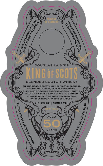 Douglas Laing's King of the Scots Blended Scotch 50 Year Old - Main Street Liquor