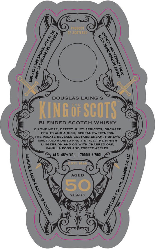 Douglas Laing's King of the Scots Blended Scotch 50 Year Old - Main Street Liquor