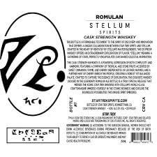 Stellum Romulan Cask Strength Whiskey