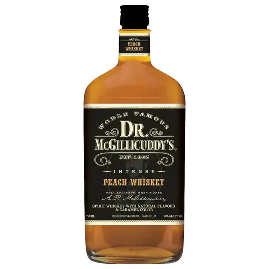 Dr. McGillicuddy's Intense Peach Whiskey 1L - Main Street Liquor