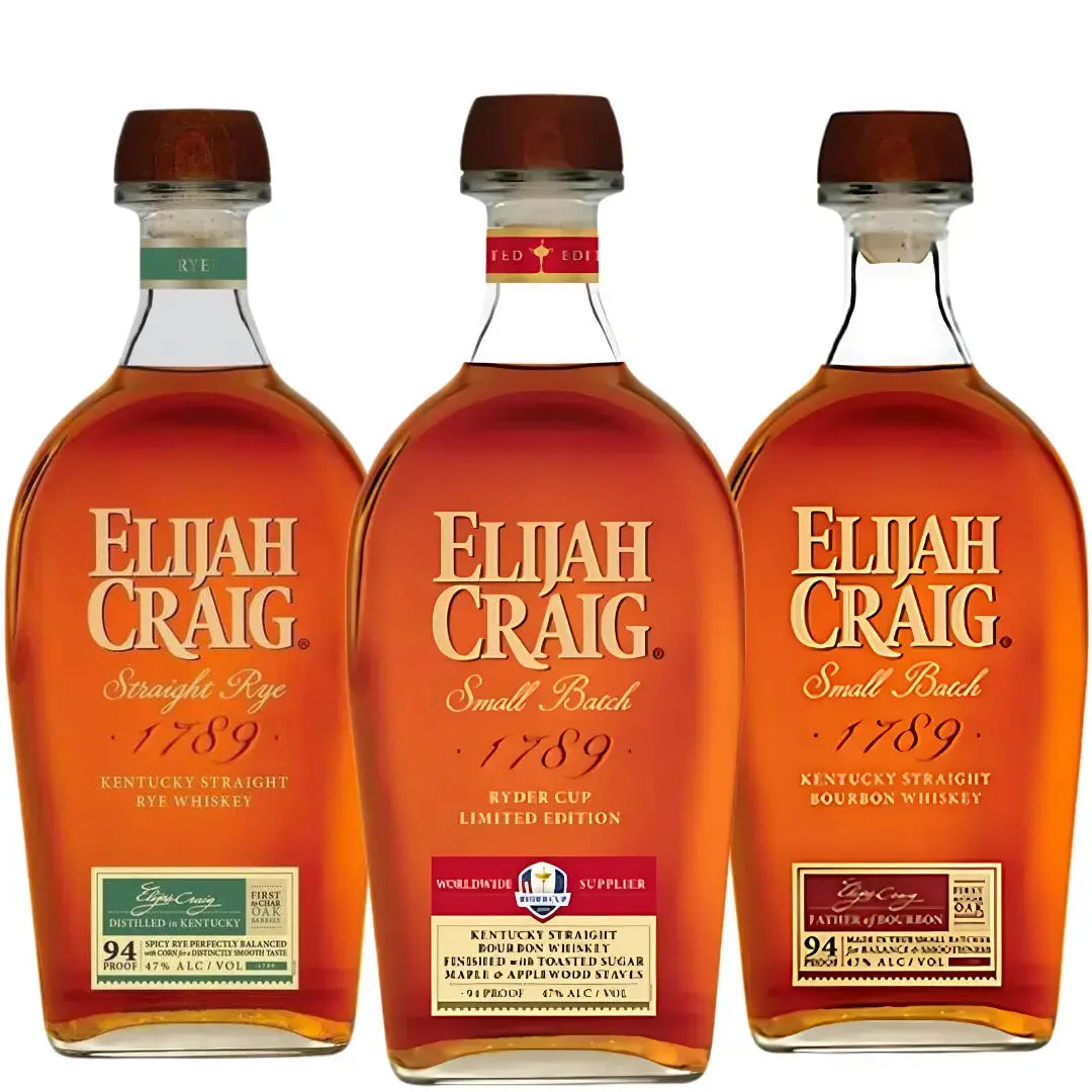 Elijah Craig 2025 Ryder Cup Bourbon &amp; Rye Bundle - Main Street Liquor