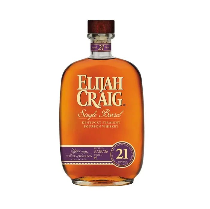 Elijah Craig 21 Year Old Single Barrel Kentucky Straight Bourbon Whiskey - Main Street Liquor