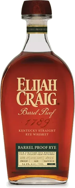 Elijah Craig Barrel Proof Rye Batch A925 - Main Street Liquor