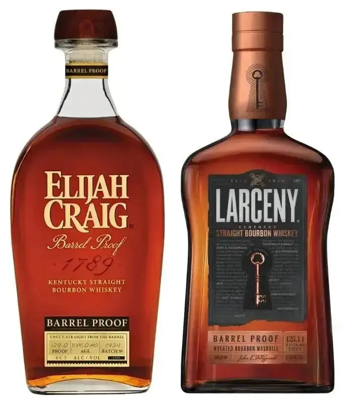 Elijah Craig &amp; Larceny Batch C924 Barrel Proof Bourbon Bundle - Main Street Liquor