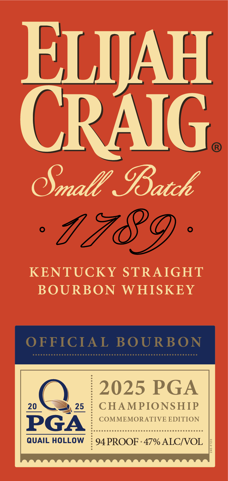 Load image into Gallery viewer, Elijah Craig Small Batch 2025 PGA Championship Kentucky Straight Bourbon Whiskey Limited Edition Commemorative Bottle - Main Street Liquor
