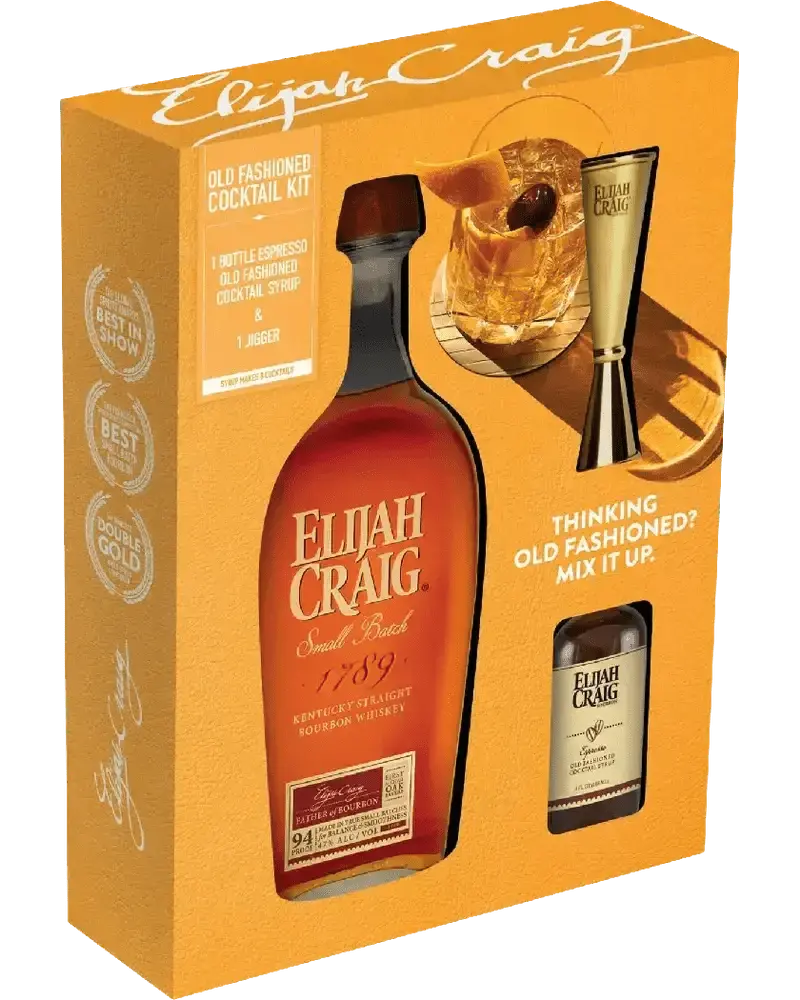 Elijah Craig Small Batch Bourbon Old Fashioned Cocktail Kit - Main Street Liquor