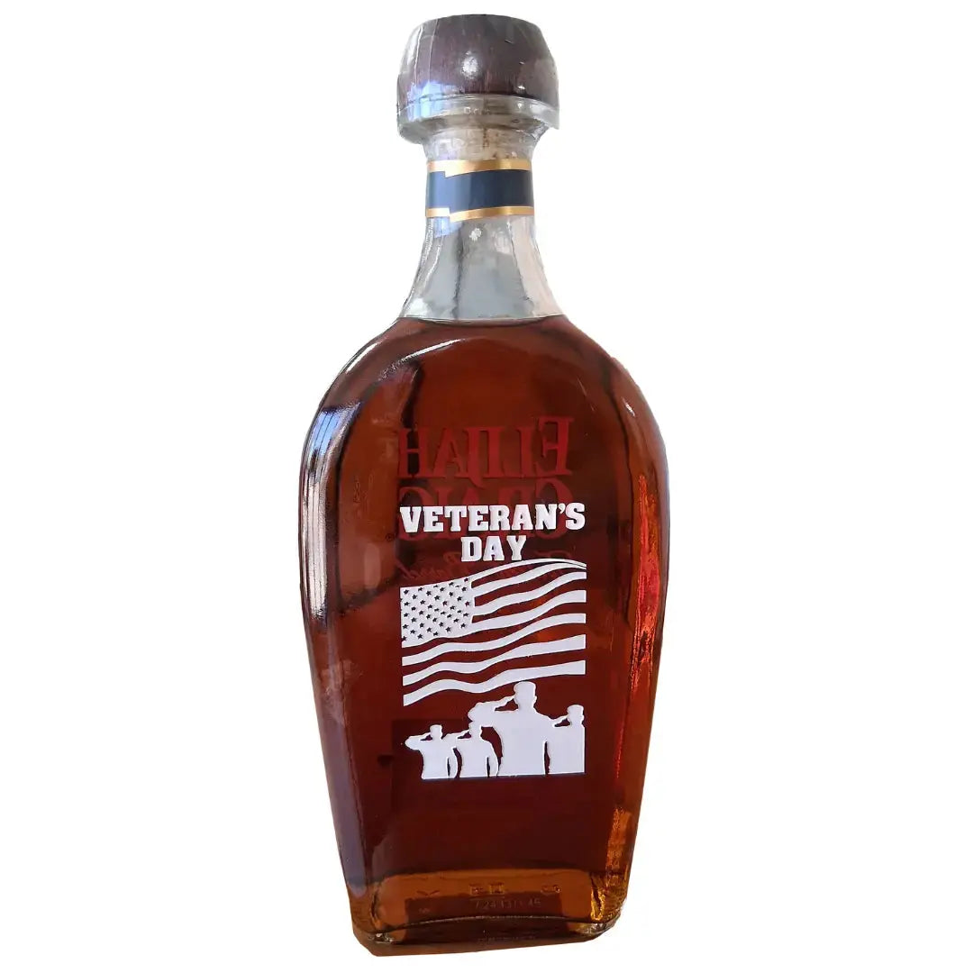 Elijah Craig Toasted Barrel Veteran’s Day Limited Edition Etched Bottle - Main Street Liquor