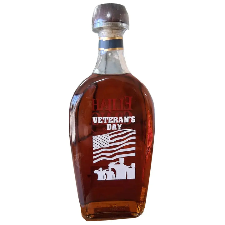 Elijah Craig Toasted Barrel Veteran’s Day Limited Edition Etched Bottle - Main Street Liquor