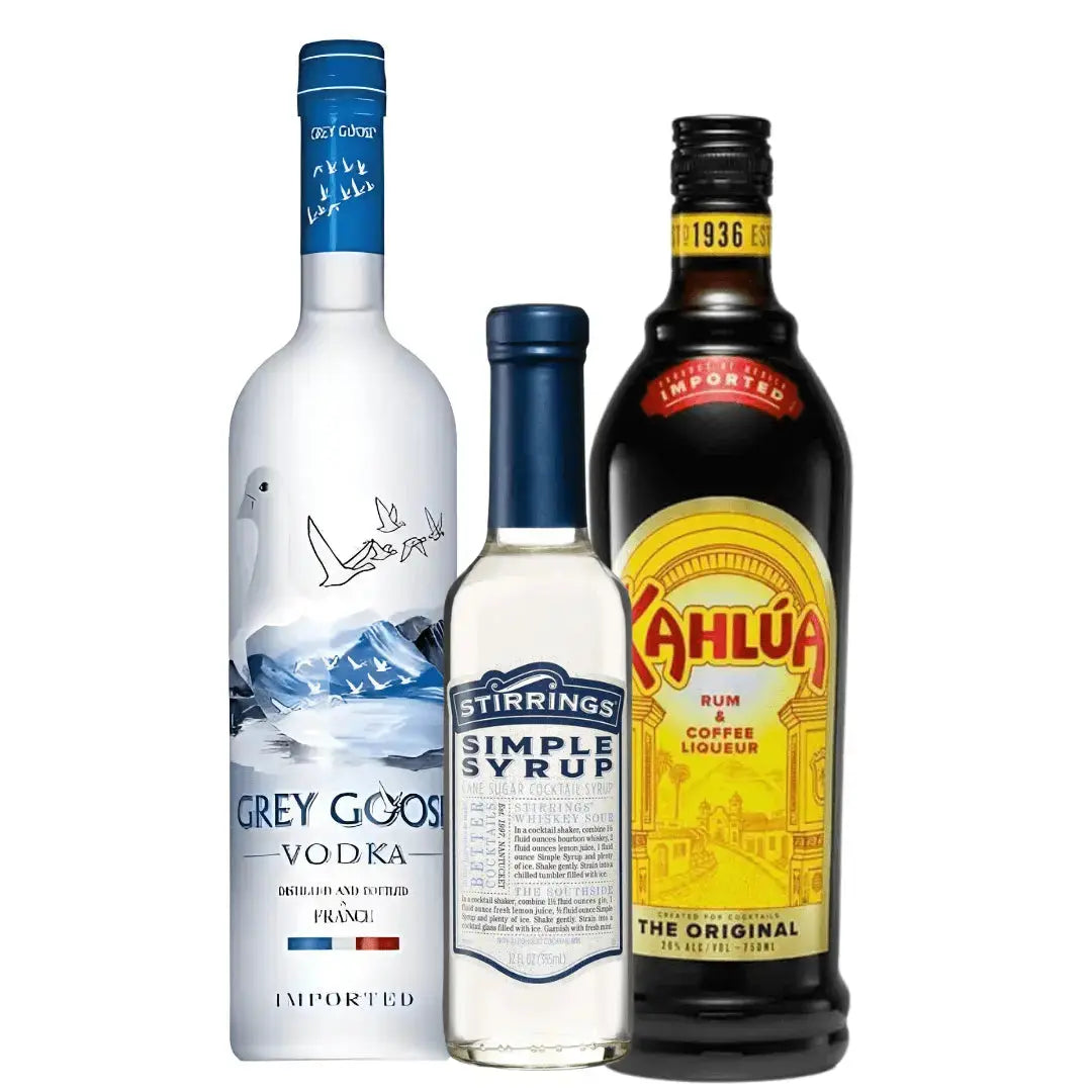 Espresso Martini Cocktail Kit: Grey Goose, Kahlúa, Stirrings Simple - Main Street Liquor