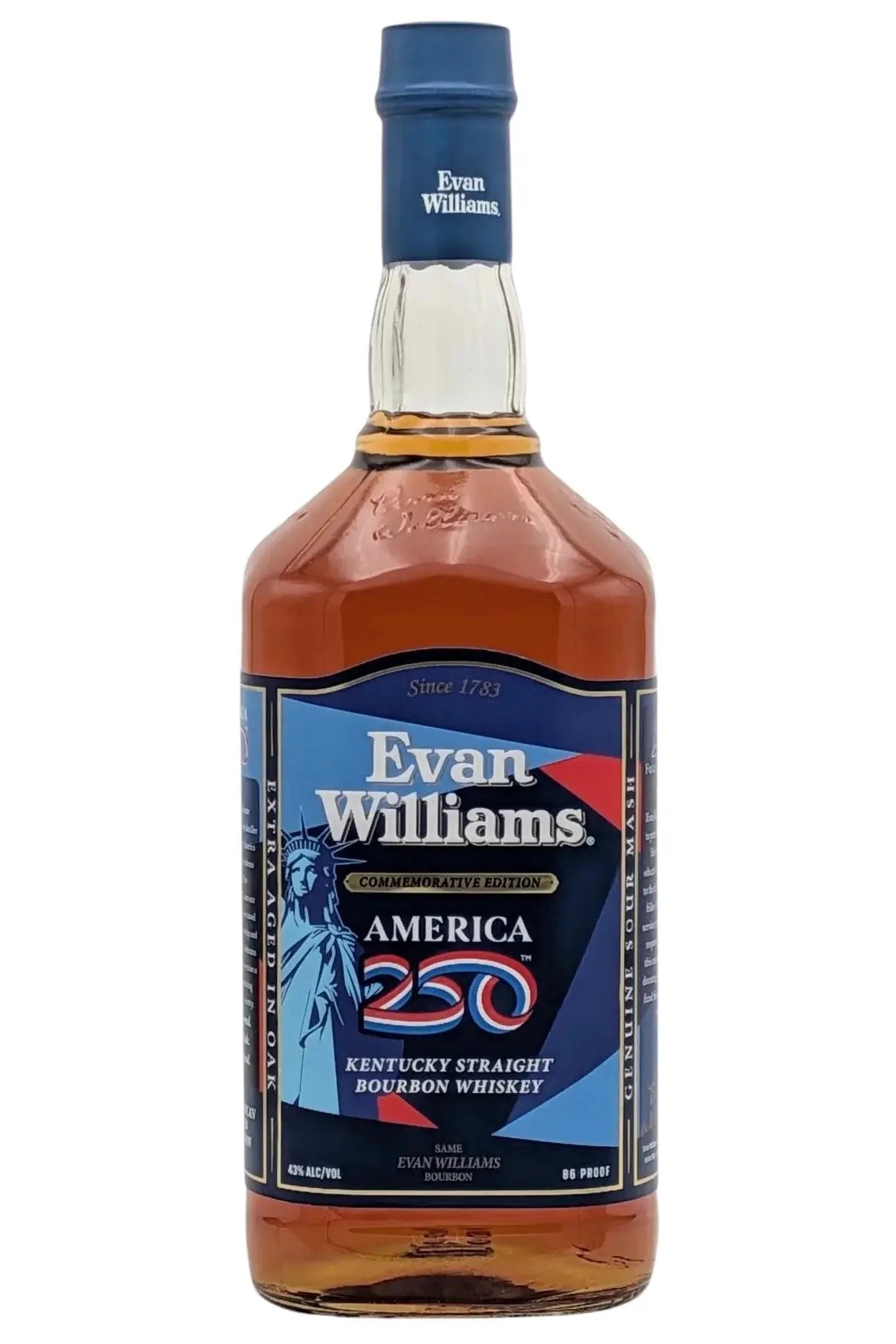 Evan Williams Black Label 86 Proof Bourbon 1.75L - Main Street Liquor
