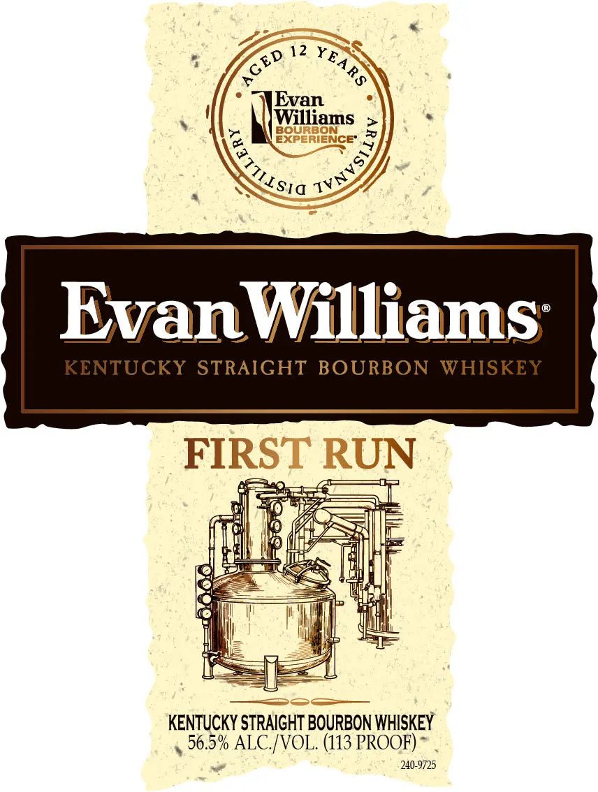 Evan Williams First Run 12 Year Kentucky Straight Bourbon Whiskey 750mL - Main Street Liquor