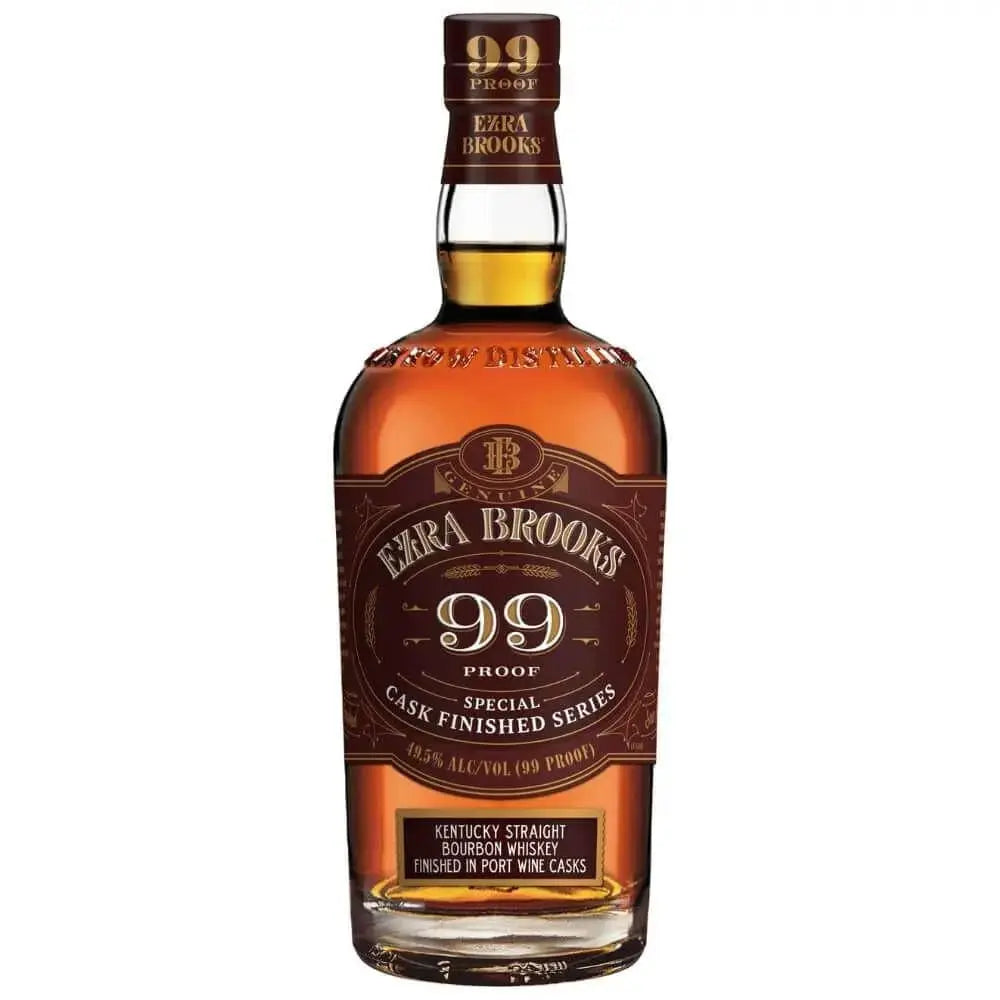 Ezra Brooks 99 Proof Bourbon Finished in Port Wine Casks - Main Street Liquor
