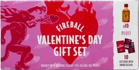 Fireball Valentine's Card Cinnamon Whiskey - Main Street Liquor